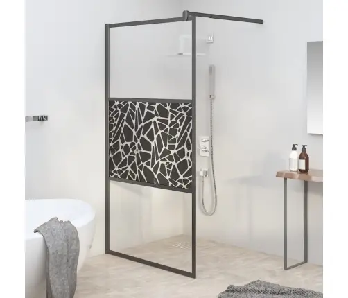 Dušinurga Sein, 115 X 195 Cm Esg-Klaas Kividisainiga, Must