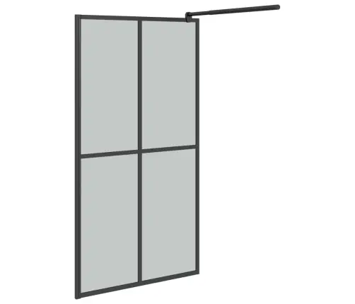 Dušas Siena, 100X195 Cm, Tumšs Rūdītais Stikls Vidaxl