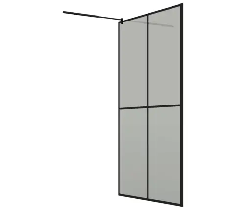 Dušas Siena, 118X190 Cm, Tumšs Rūdītais Stikls  Vidaxl