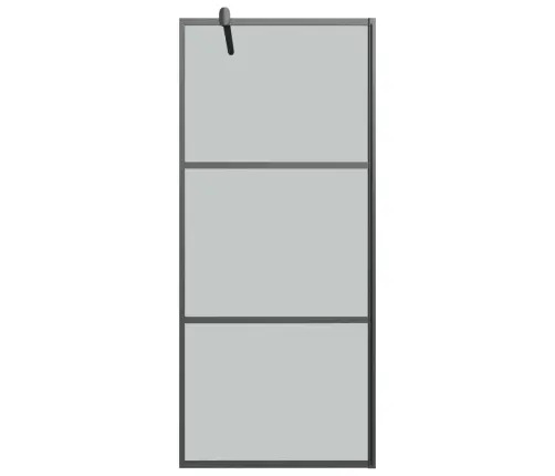 Dušas Siena, 80X195 Cm, Tumšs Esg Stikls, Melna Vidaxl