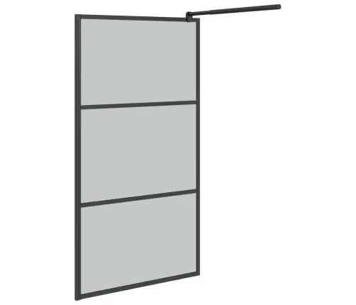 Dušinurga Sein, 100 X 195 Cm Tume Esg-Klaas, Must