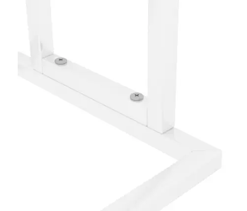 Dvieļu Statīvs, Balts, 48X24X78,5 Cm, Dzelzs Vidaxl