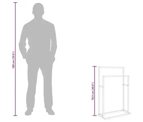 Eraldiseisev Rätikurest, Kuldne, 48 X 24 X 78,5 cm Raud