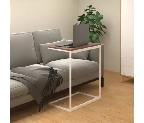 Galdiņš, 55X35X66 Cm, Inženierijas Koks, Balts Vidaxl