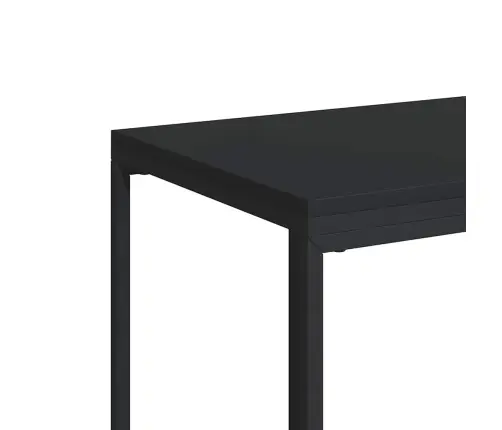 Lisalaud Ratastega, Must, 40 X 30 X 63,5 cm Tehispuit