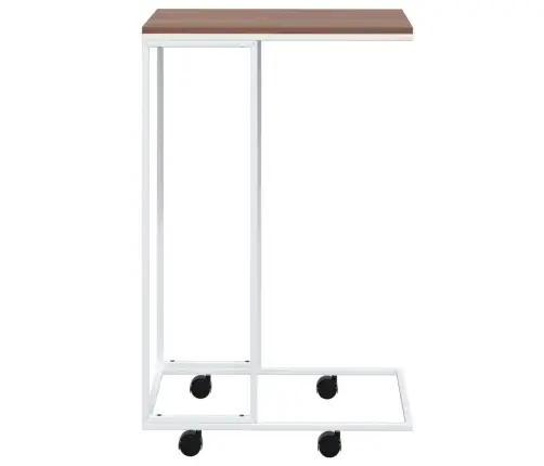 Lisalaud Ratastega, Valge, 40 X 30 X 63,5 cm Tehispuit