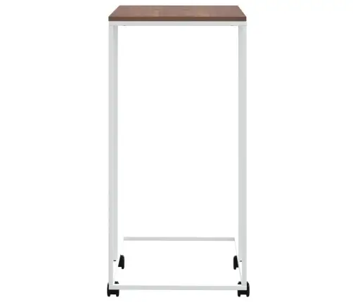 Lisalaud Ratastega, Valge, 40 X 30 X 63,5 cm Tehispuit