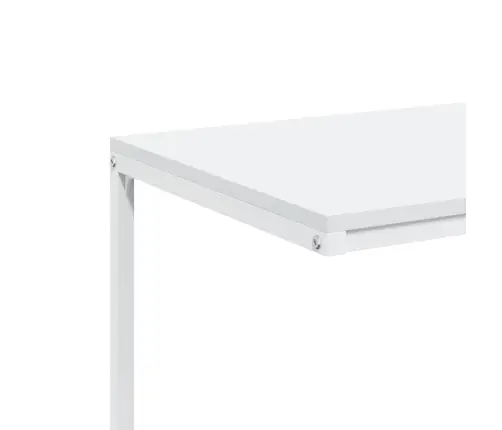 Lisalaud Ratastega, Valge, 55 X 35 X 70 cm Tehispuit