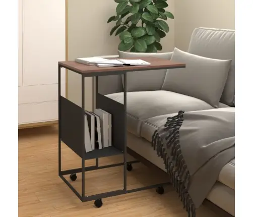 Lisalaud Ratastega, Must, 55 X 36 X 63,5 cm Tehispuit Lisalaud Ratastega, Must, 55 X 36 X 63,5 cm Tehispuit