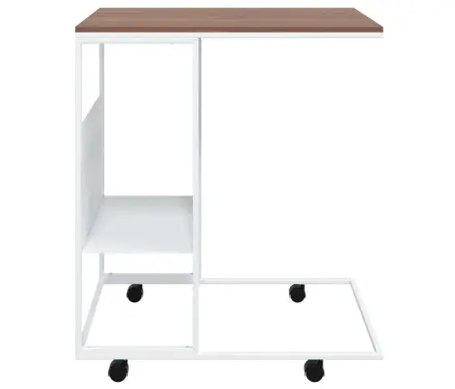 Lisalaud Ratastega, Valge, 55 X 36 X 63,5 cm Tehispuit