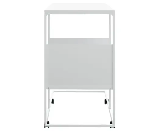 Lisalaud Ratastega, Valge, 55 X 36 X 63,5 cm Tehispuit