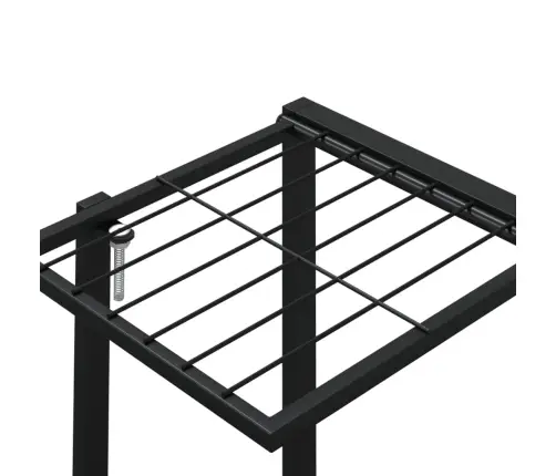 Lillealus, 94,5X25X89 cm Must, Raud