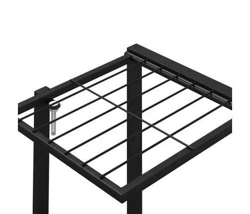 Lillealus, 94,5X25X89 cm Must, Raud