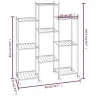 Puķu Statīvs Ar Riteņiem, 83X25X103,5 Cm, Melns, Dzelzs Vidaxl Puķu Statīvs Ar Riteņiem, 83X25X103,5 Cm, Melns, Dzelzs Vidaxl