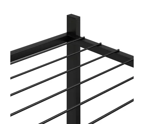 Lillealus Ratastel, 83 X 25 X 83,5 cm Must, Raud