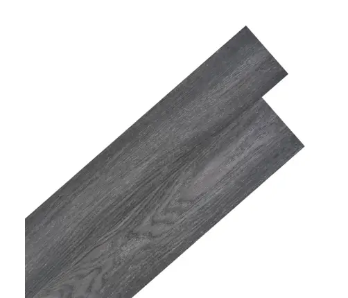 Grīdas Dēļi, Pašlīmējoši, 2,51 M², 2 Mm, Pvc, Melni Ar Baltu Vidaxl