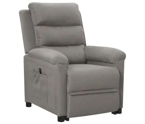 Atsistojantis Krėslas, Šviesiai Pilkos Spalvos, Audinys