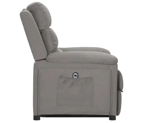 Atsistojantis Krėslas, Šviesiai Pilkos Spalvos, Audinys