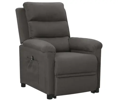 Püsti Tõusmist Toetav Tugitool, Tumehall, Kangas