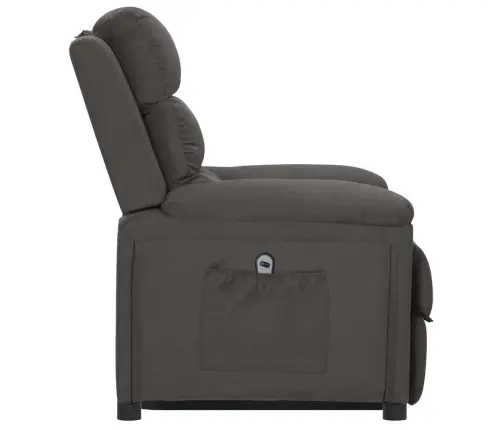 Püsti Tõusmist Toetav Tugitool, Tumehall, Kangas