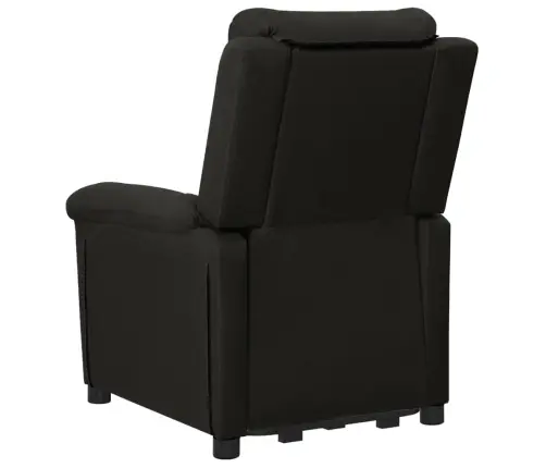 Atpūtas Krēsls, Paceļams, Melns Audums Vidaxl