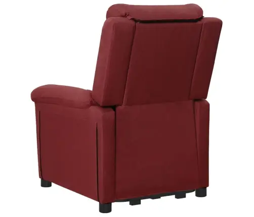 Püsti Tõusmist Toetav Tugitool, Veinipunane, Kangas