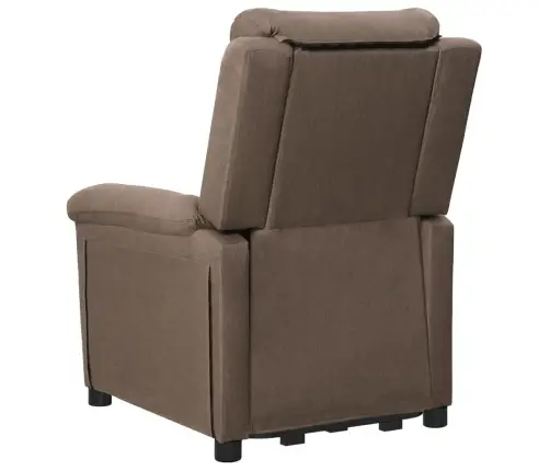 Püsti Tõusmist Toetav Tugitool, Pruunikashall, Kangas