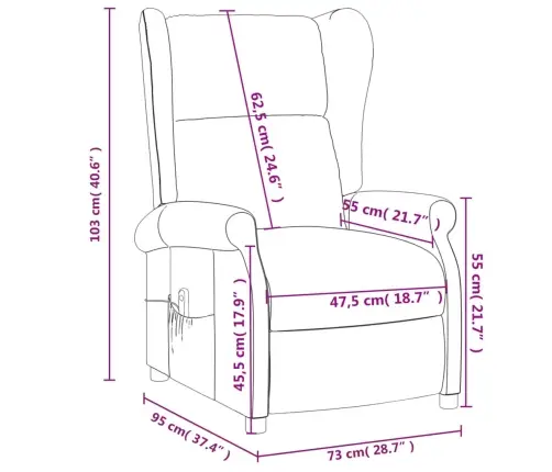Elektriline Reguleeritav Tugitool, Tumeroheline, Kangas