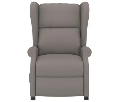 Elektrisks Atpūtas Krēsls, Atgāžams, Pelēkbrūns, Audums Vidaxl