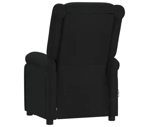 Elektrisks Masāžas Krēsls, Melns Audums Vidaxl