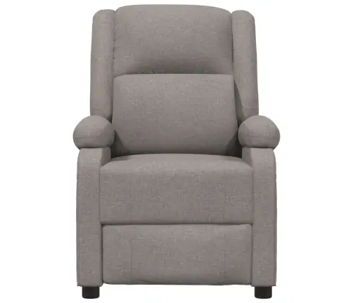 Elektrisks Masāžas Krēsls, Pelēkbrūns Audums Vidaxl