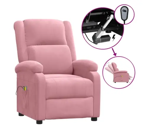 Elektriline Massaažitool, Roosa, Samet