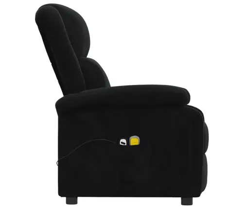 Elektrisks Masāžas Krēsls, Melns Samts Vidaxl