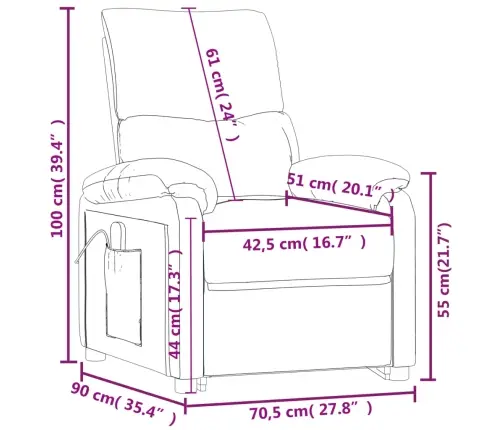 Elektriline Tugitool, Veinipunane, Kangas