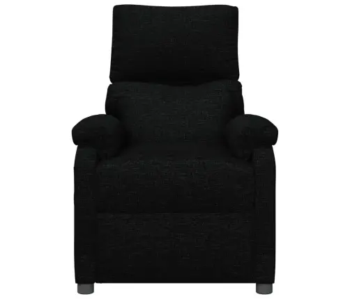 Elektrinis Masažinis Krėslas, Juodos Spalvos, Audinys