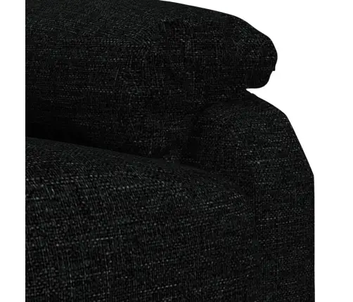 Elektrinis Masažinis Krėslas, Juodos Spalvos, Audinys