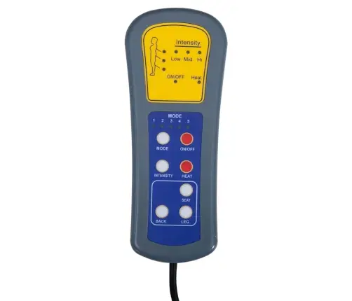 Elektrisks Masāžas Krēsls, Tumši Brūns Audums Vidaxl