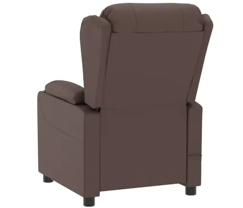 Elektrisks Atpūtas Krēsls, Brūna Mākslīgā Āda Vidaxl