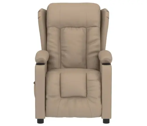Elektrisks Atpūtas Krēsls, Kapučīno Krāsas Mākslīgā Āda Vidaxl