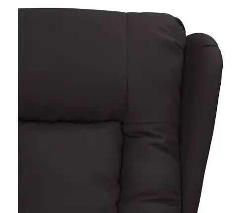 Elektrinis Masažinis Krėslas, Juodos Spalvos, Dirbtinė Oda