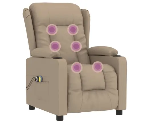 Elektriline Massaažitool, Cappuccino, Kunstnahk