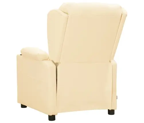 Elektrisks Masāžas Krēsls, Krēmkrāsas Mākslīgā Āda Vidaxl