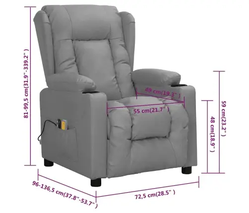 Elektriline Massaažitool, Hall, Kunstnahk