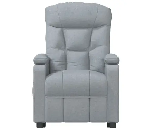 Elektrinis Atlošiamas Krėslas, Šviesiai Pilkos Spalvos, Audinys