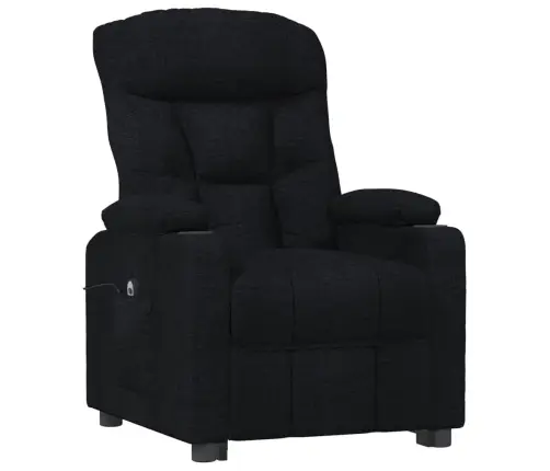 Elektrinis Atlošiamas Krėslas, Juodos Spalvos, Audinys