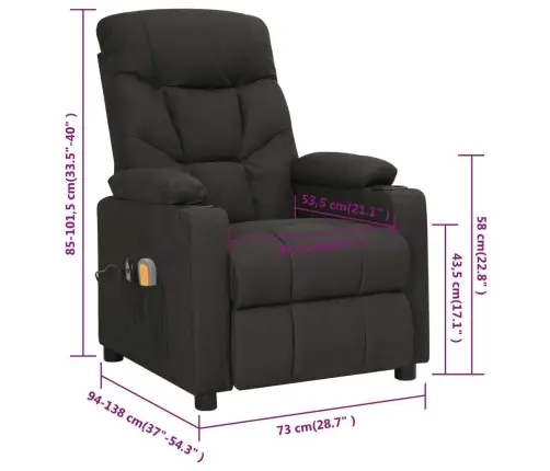 Elektriline Massaažitool, Must, Kangas