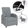 Elektrinis Atlošiamas Krėslas, Šviesiai Pilkos Spalvos, Audinys