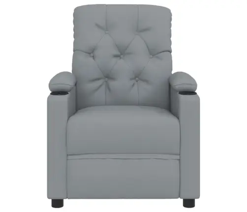 Elektrinis Atlošiamas Krėslas, Šviesiai Pilkos Spalvos, Audinys