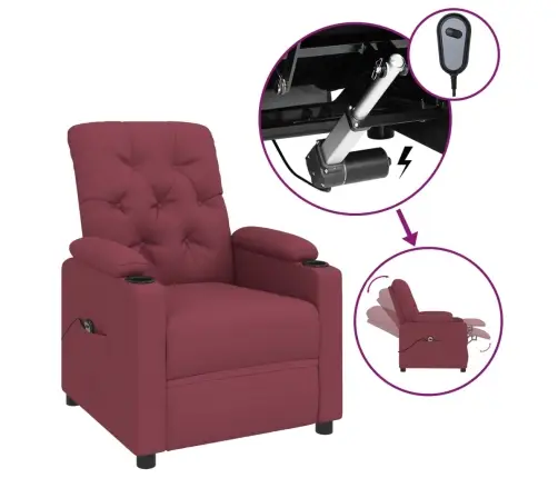 Elektriline Tugitool, Veinipunane, Kangas