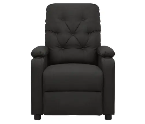 Elektrinis Masažinis Krėslas, Juodos Spalvos, Audinys